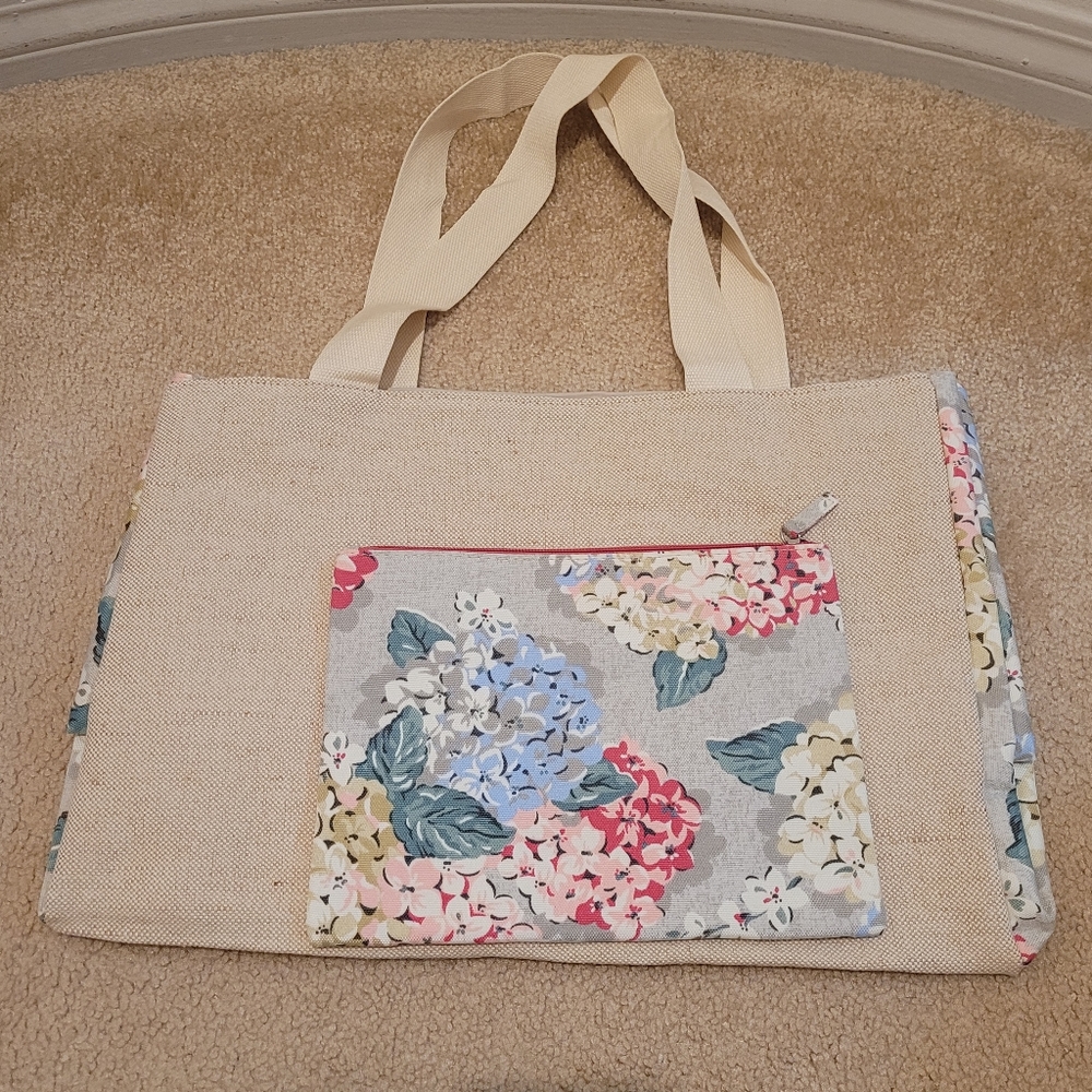 DSW Franco Sarto Floral Tote + Matching Pouch